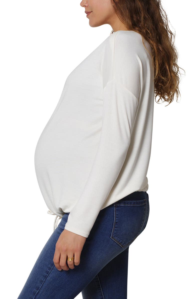 Ingrid & Isabel<sup>®</sup> Drape Maternity Pullover, Alternate, color,