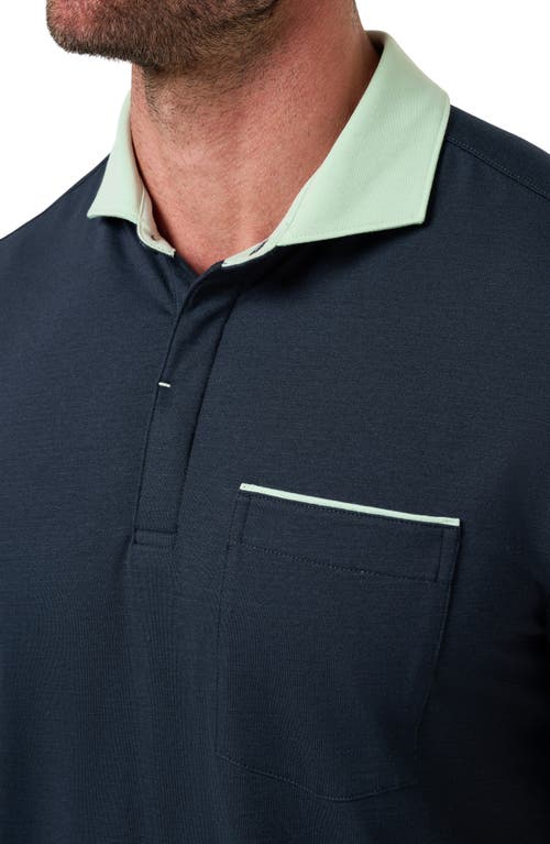 Travismathew Fairway To Heaven Polo In Blue