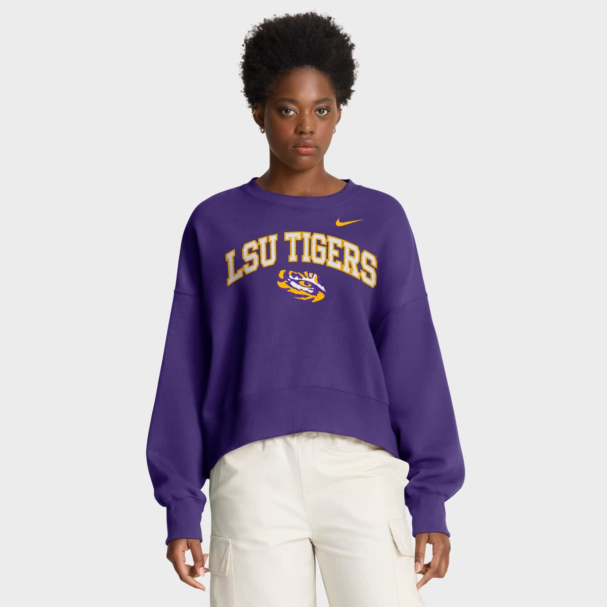 purple sweatshirt nike