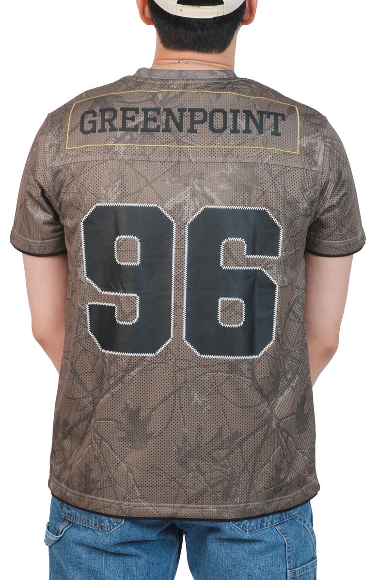 Brooklyn Cloth Brooklyn Sports Mesh Jersey, Alternate, color, Olive