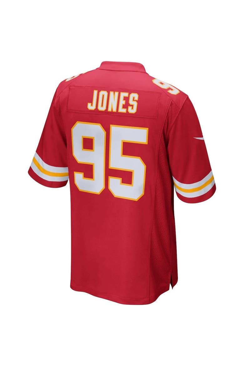 Men's Nike Chris Jones Red Kansas City Chiefs Game Jersey, Alternate, color, Red