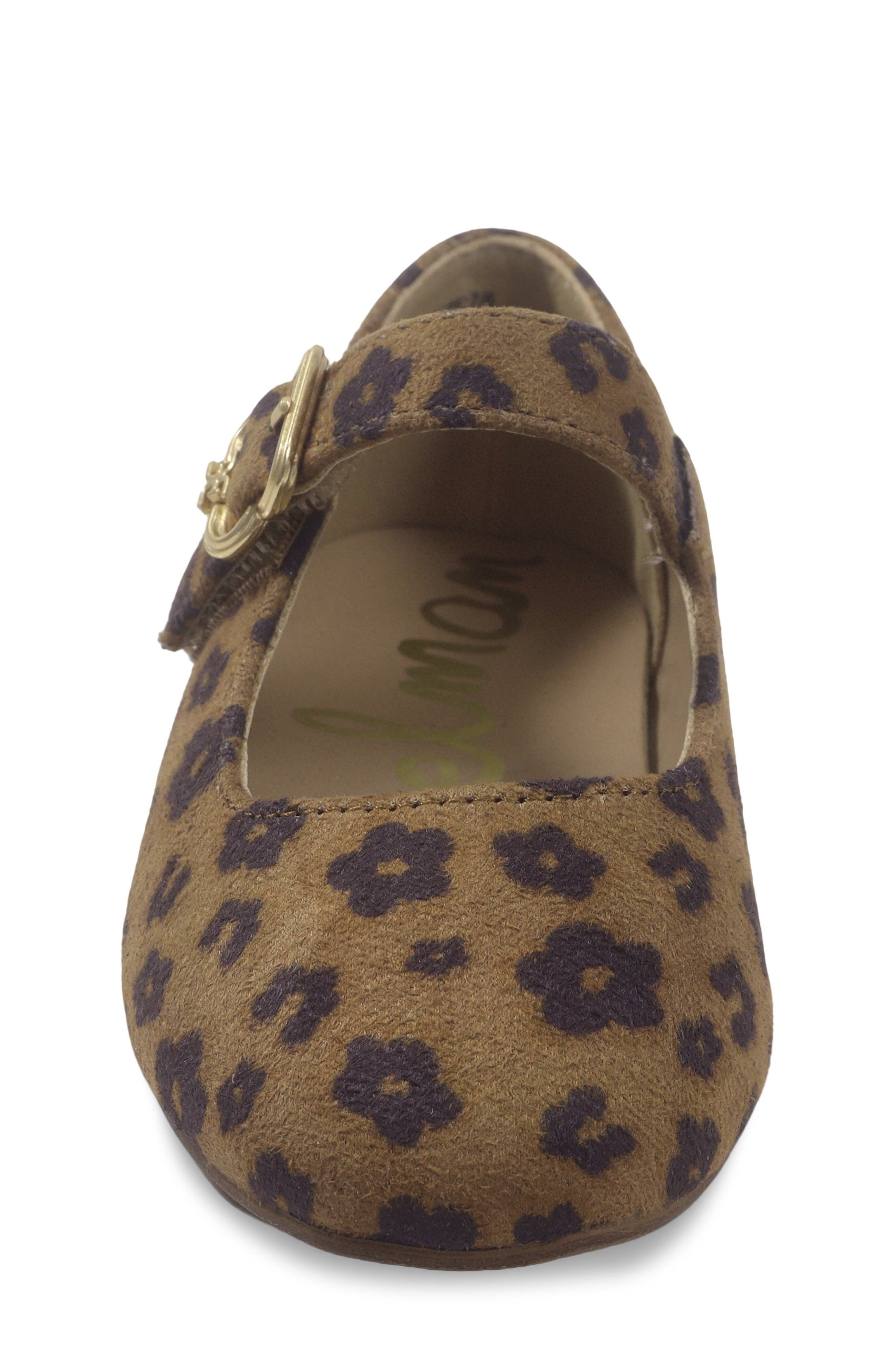 Kids' Maeve Michaela Mary Jane Flat, Alternate, color, LEOPARD