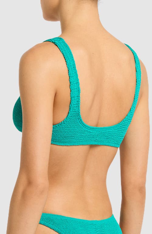 Bondeye Bond-eye Ring Scout Bikini Top In Blue