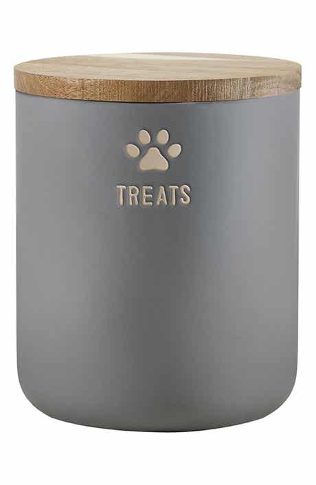 Paw Print Treats Pet Canister