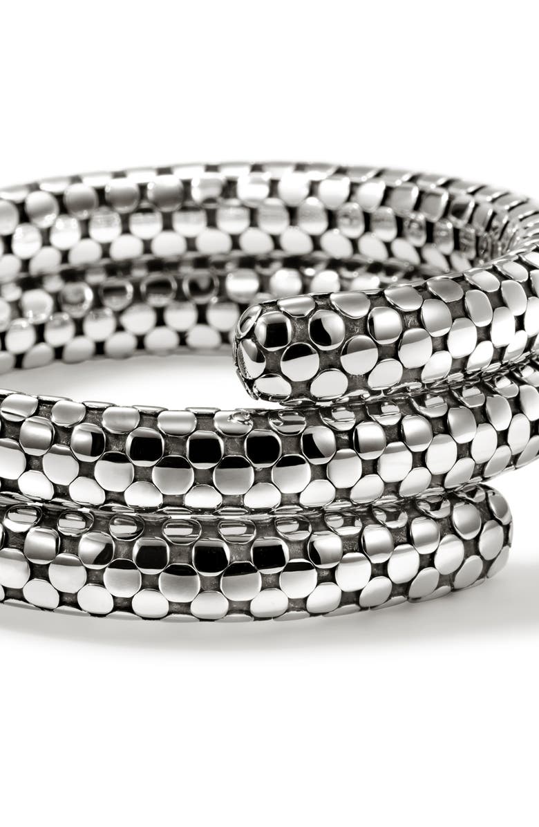 John Hardy Dot Coil Bracelet, Alternate, color, Silver