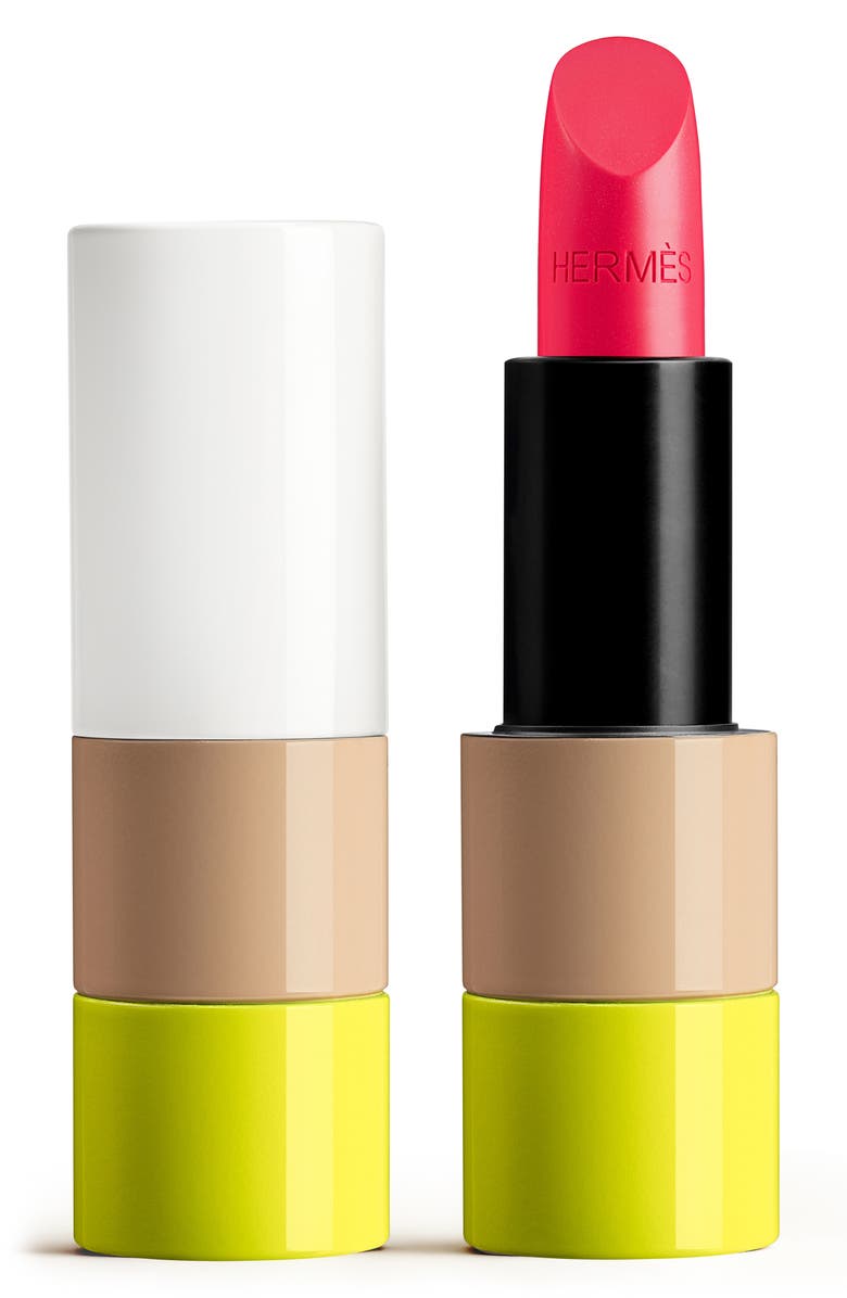 Hermès 43 Rose Oasis Rouge Hermès - Satin lipstick, Main, color, 