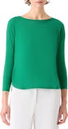 Akris punto Drop Shoulder Virgin Wool Sweater