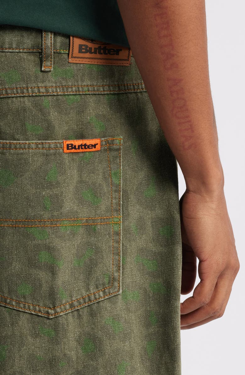 Butter Goods Leopard Print Straight Leg Pants, Alternate, color, 