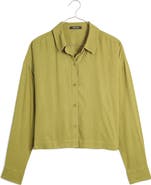 Madewell Lusterweave Hartfield Crop Shirt
