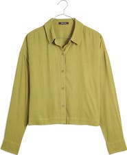 Madewell Lusterweave Hartfield Crop Shirt