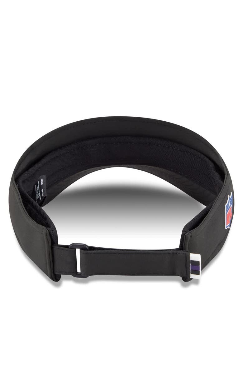 New Era Men's New Era Black Baltimore Ravens 2025 Sideline  Visor, Alternate, color, Black