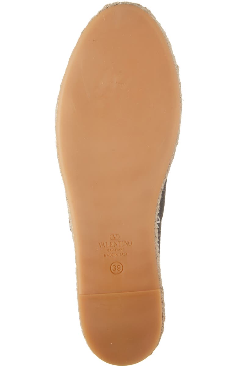 Valentino Garavani VLOGO Bold Espadrille Mule, Alternate, color, Nero