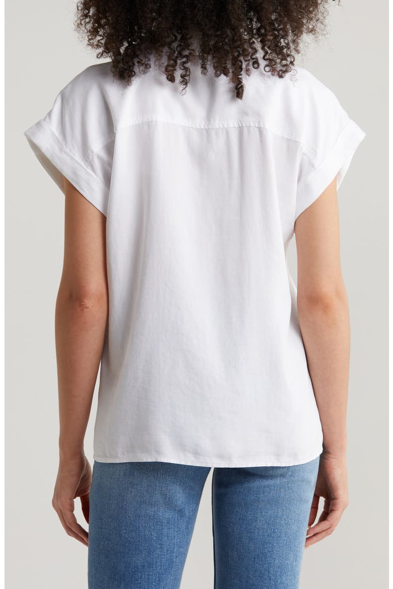 Patch Pocket Button-Up Shirt, Alternate, color, WHITE