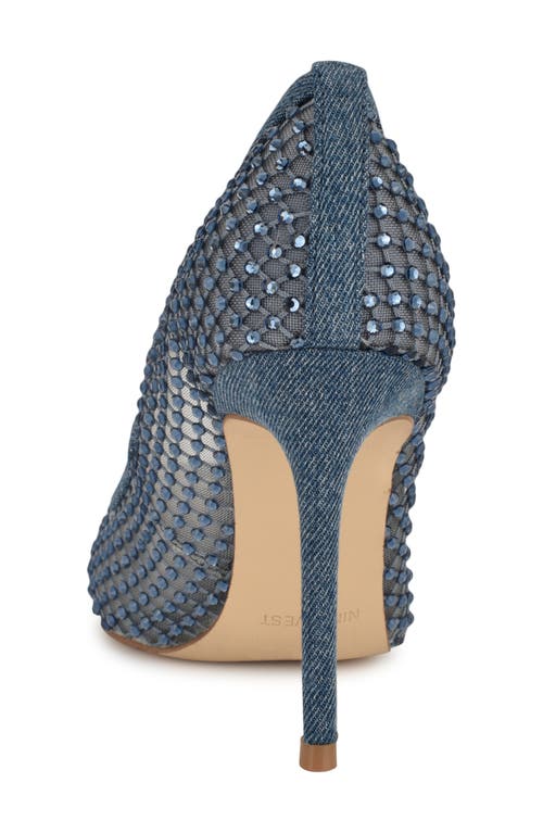 NINE WEST NINE WEST FRESHE CRYSTAL EMBELLISHED PUMP
