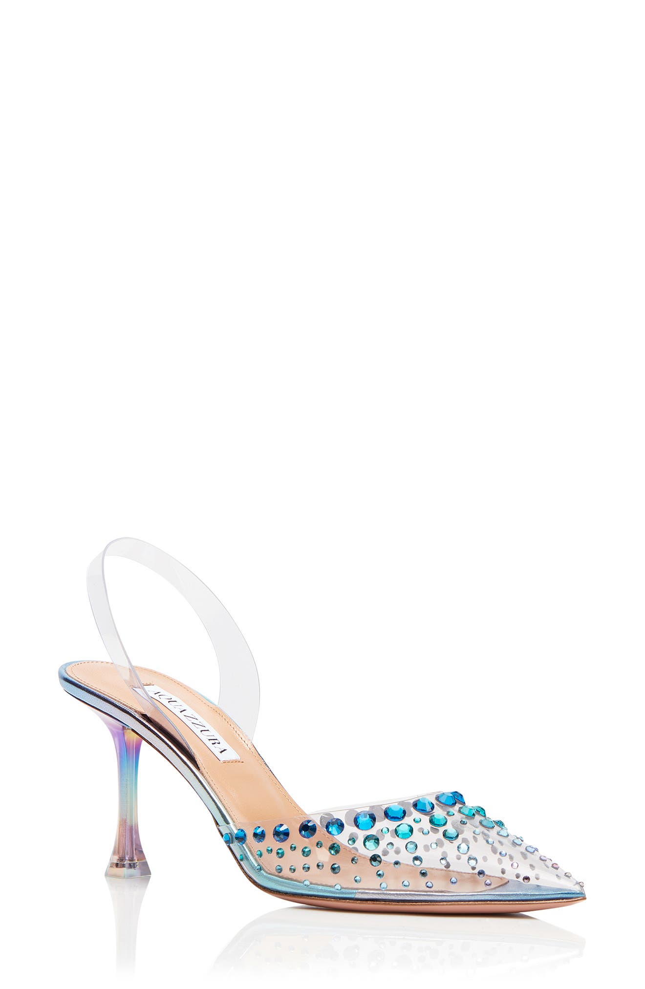 Aquazzura Starburst Slingback Pump, Main, color, 