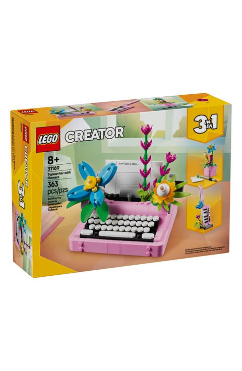 8+ Creator Typewriter with Flowers - 31169