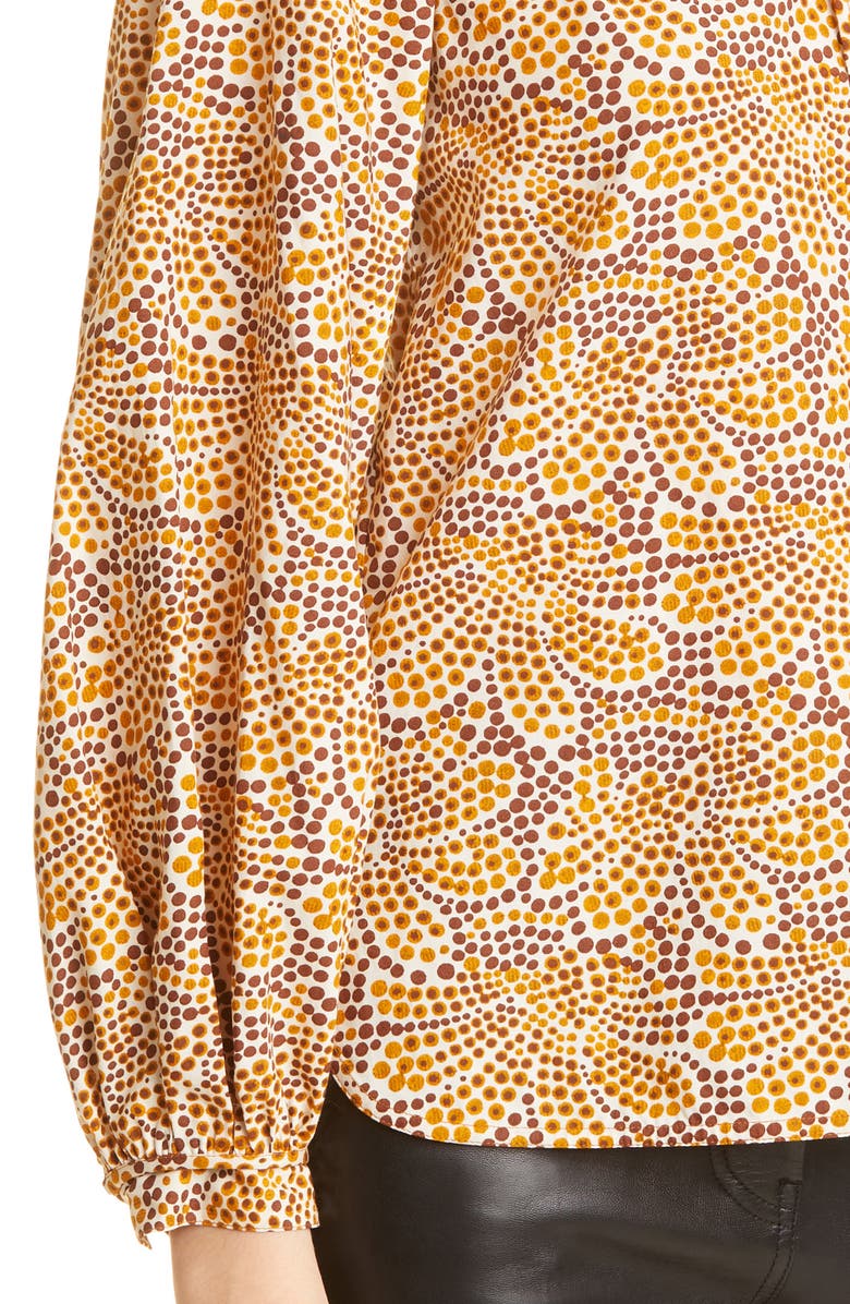 Rebecca Taylor Abstract Floral Blouse, Alternate, color,