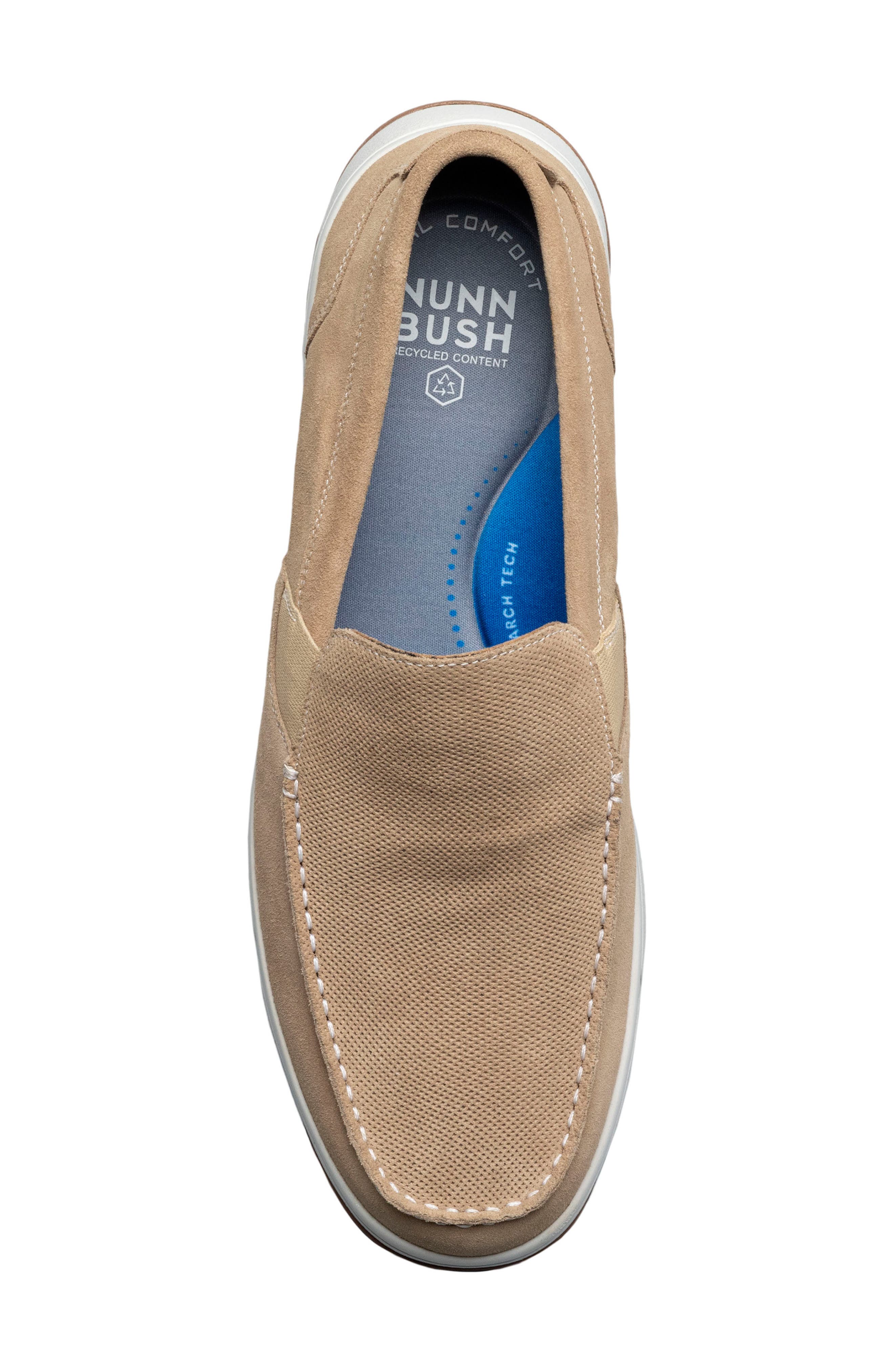 NUNN BUSH Luca Moc Toe Loafer, Alternate, color, Stone