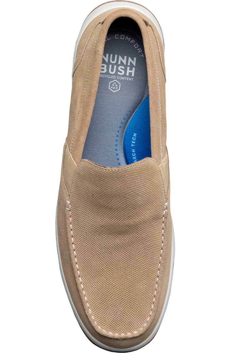 NUNN BUSH Luca Moc Toe Loafer, Alternate, color, Stone