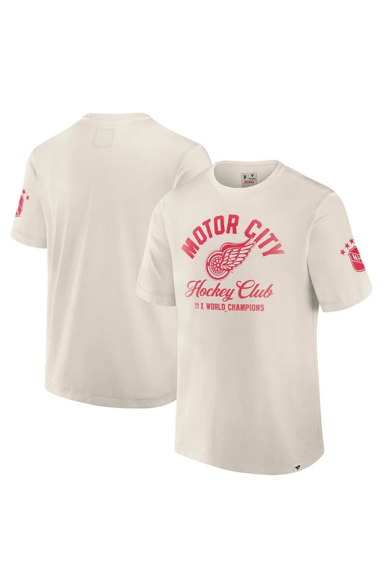 FANATICS Men's Fanatics White Detroit Red Wings Decades Collection Timeless T-Shirt, Main, color, White