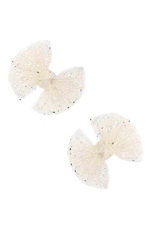 2-Pack FAB Tulle Bow Hair Clips