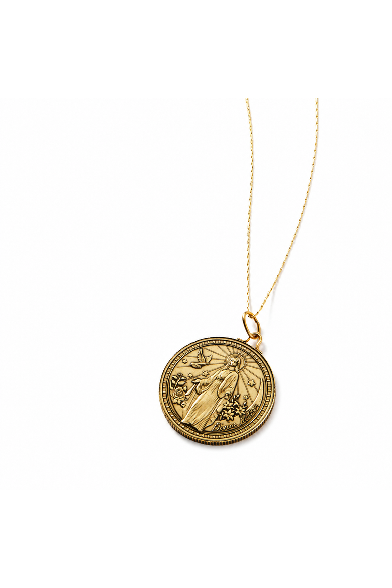 Better Together Mary/Gabriel Expandable Necklace, Main, color, Gold