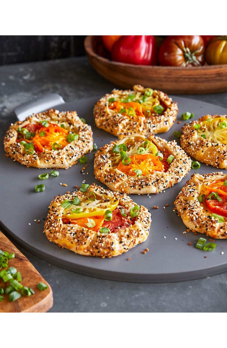 GreenPan Premiere Ovenware Round Pizza Baking Sheet, Alternate, color, Grey Tones