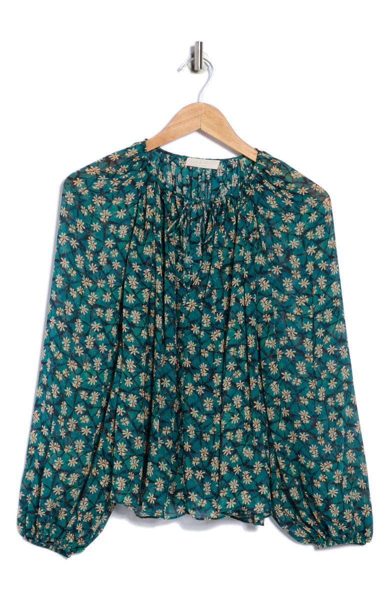 Ulla Johnson Safa Tie Neck Silk Top, Main, color, 