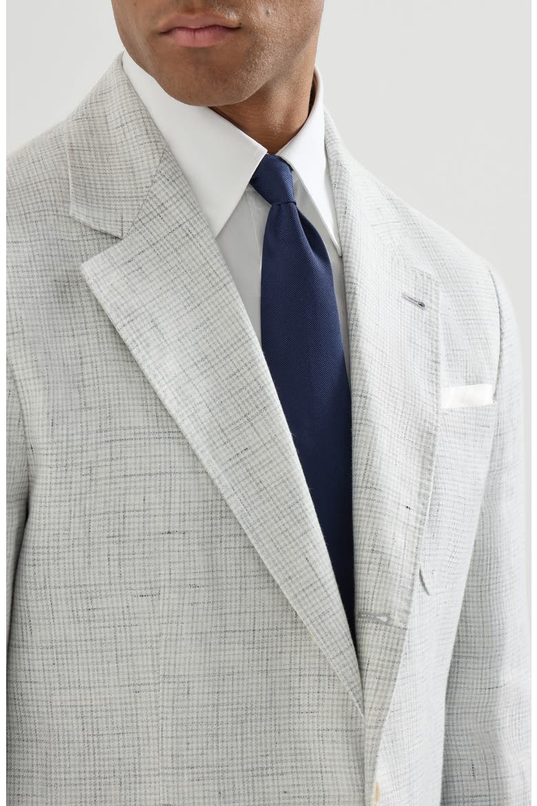 Silk twill tie, Alternate, color, Blue