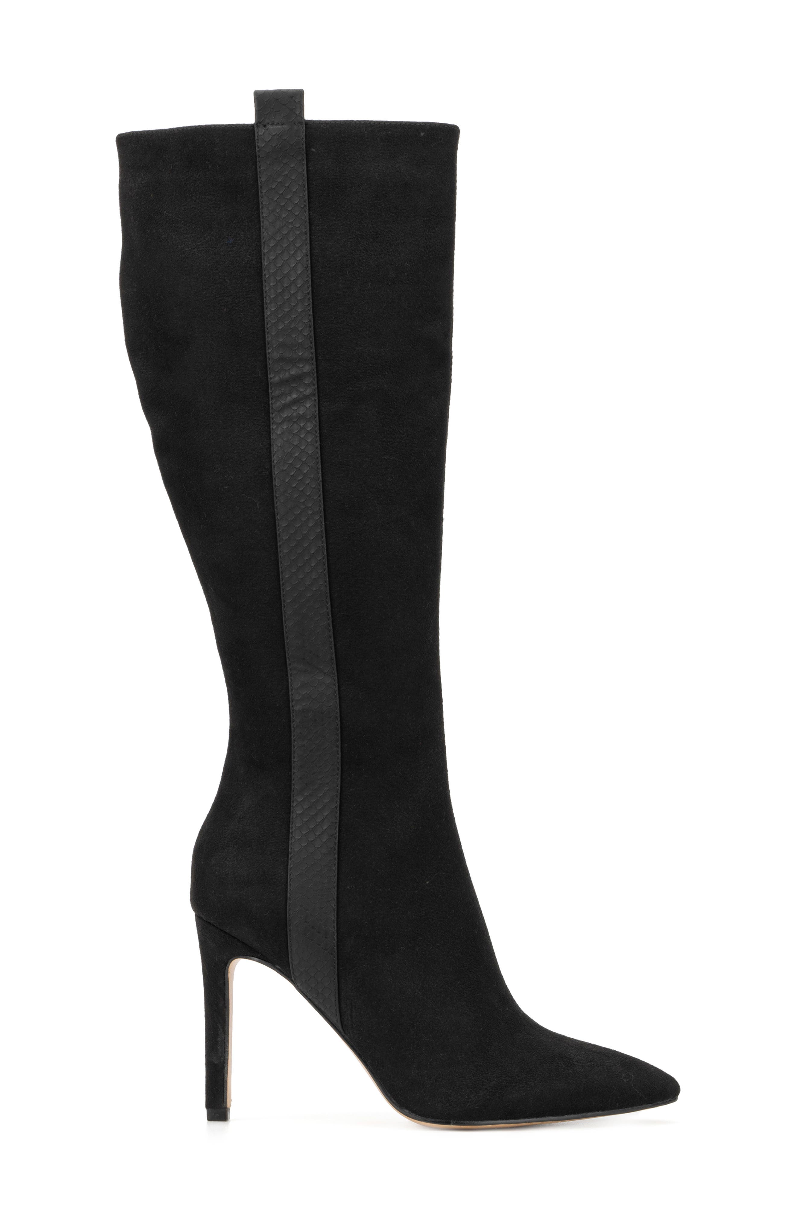 NEW YORK AND COMPANY Macey Knee High Boot, Alternate, color, Black