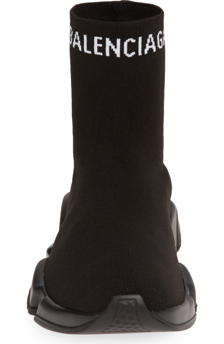 Balenciaga Hi Speed Logo Sock Sneaker, Alternate, color,