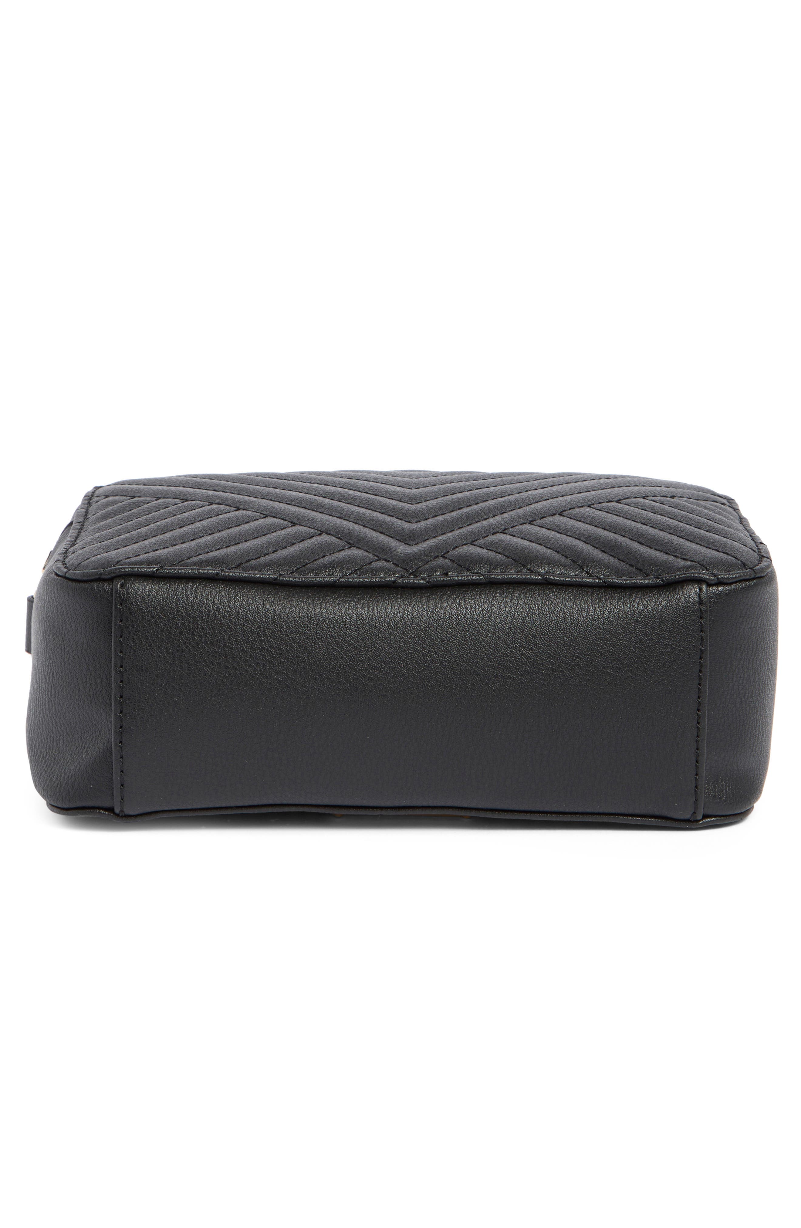 Madden Girl Quilted Camera Crossbody Bag, Alternate, color, 