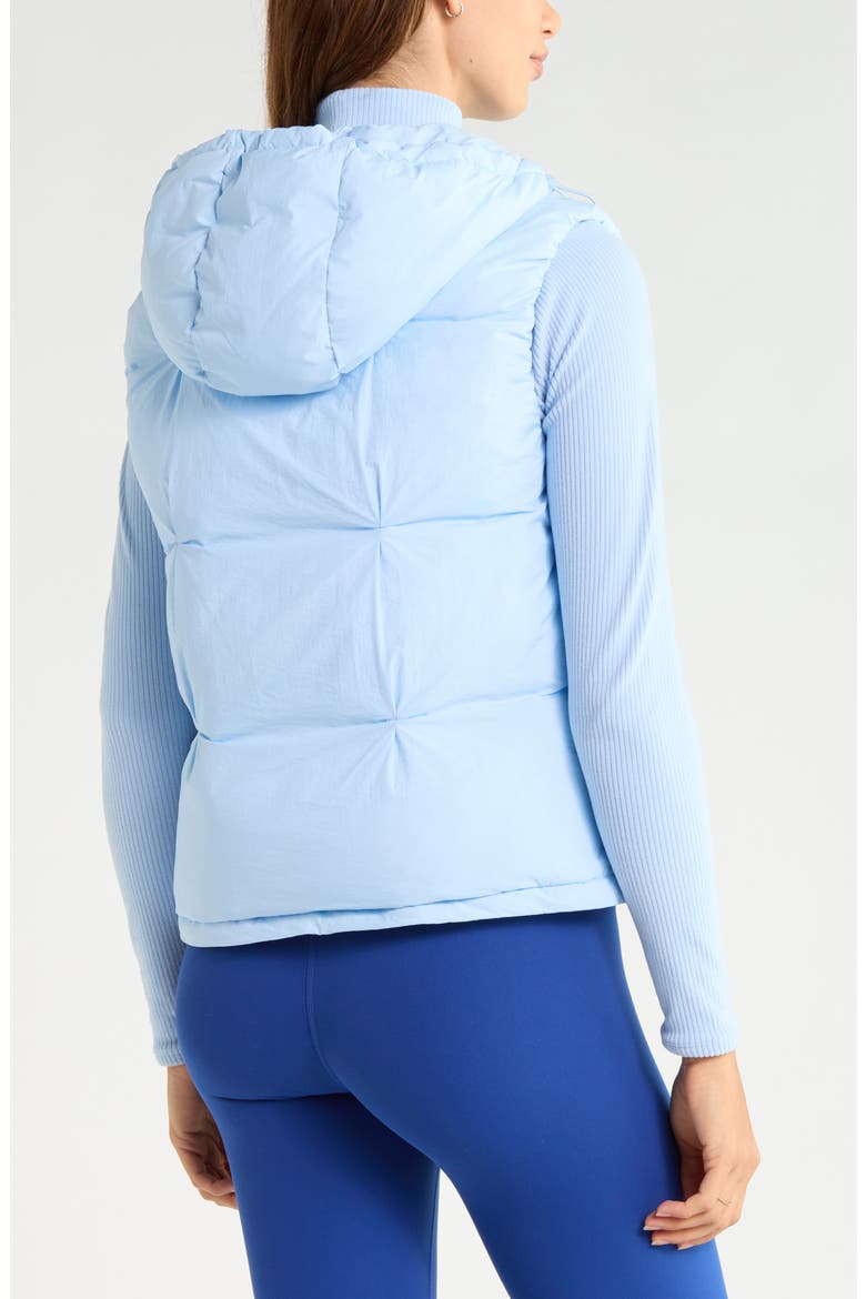 Pleated Puffer Vest, Alternate, color, BLUE WINDSURFER