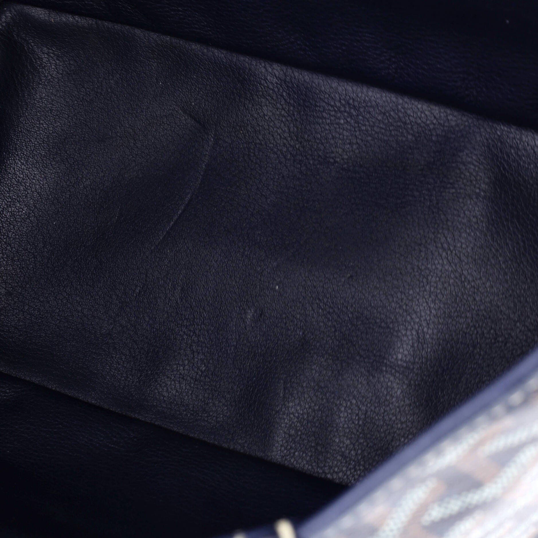 Pre-Owned Goyard Anjou Reversible Tote Coated Canvas Mini, Alternate, color, Blue