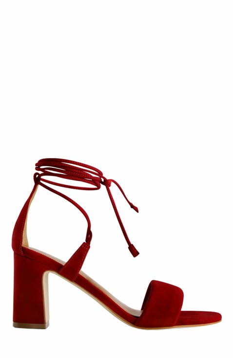 Ieda Ankle Tie Heeled Sandal