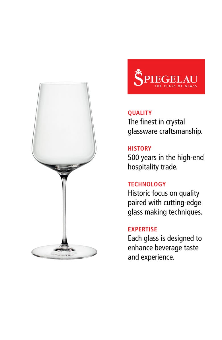 SPIEGELAU Definition Universal Wine Glass Set of 2, Alternate, color, Clear