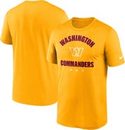 Nike Men's Nike Gold Washington Commanders Arch Legend T-Shirt