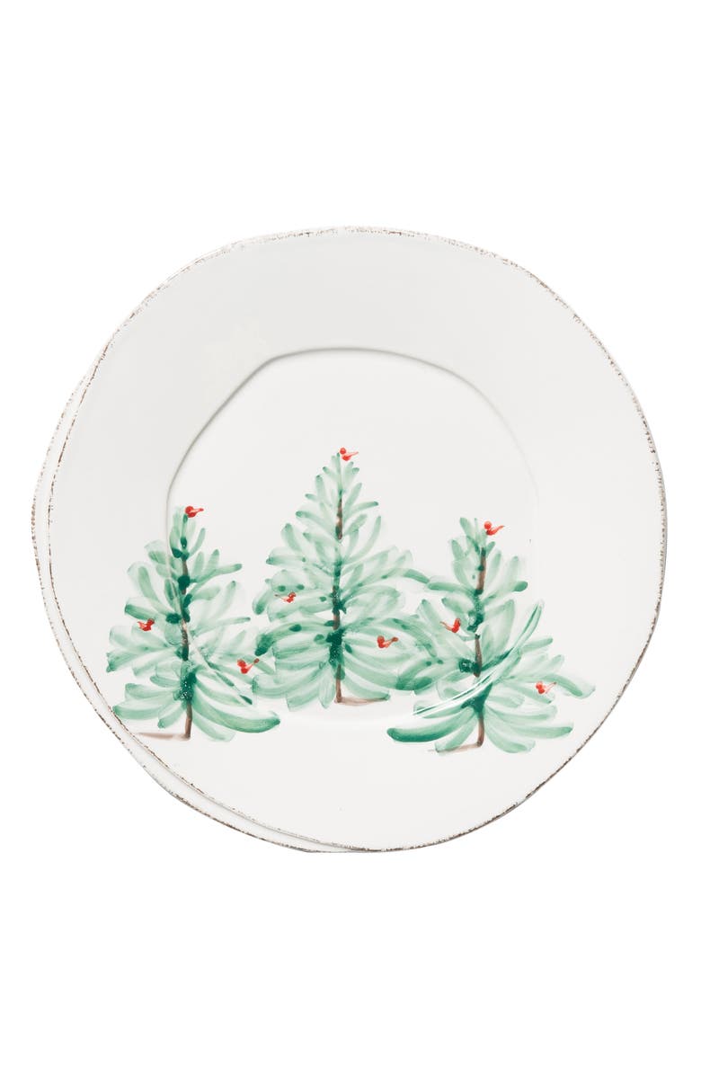 VIETRI Lastra Holiday European Dinner Plate, Main, color, 
