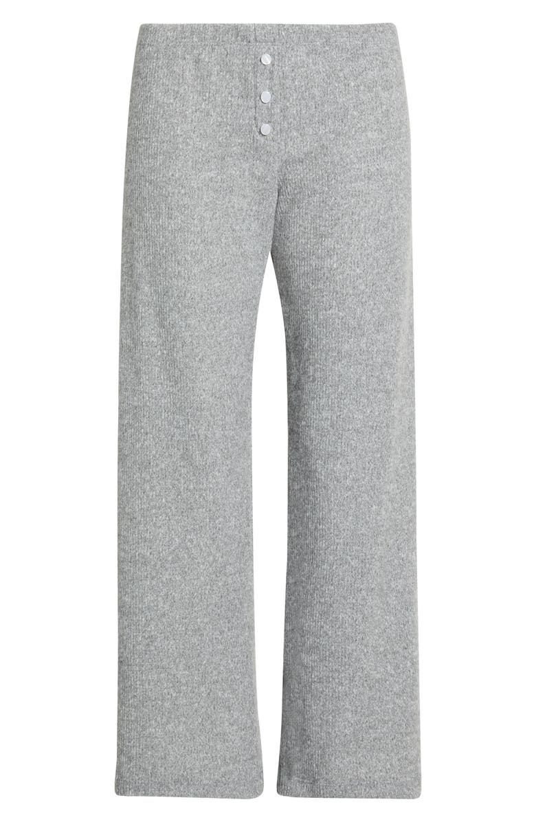 Bella Venice The Teala Low Rise Rib Pants, Alternate, color, Heather Grey