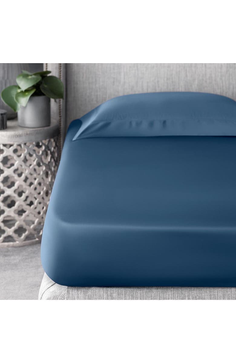 Togas Sensa Fitted Sheet, Main, color, Blue