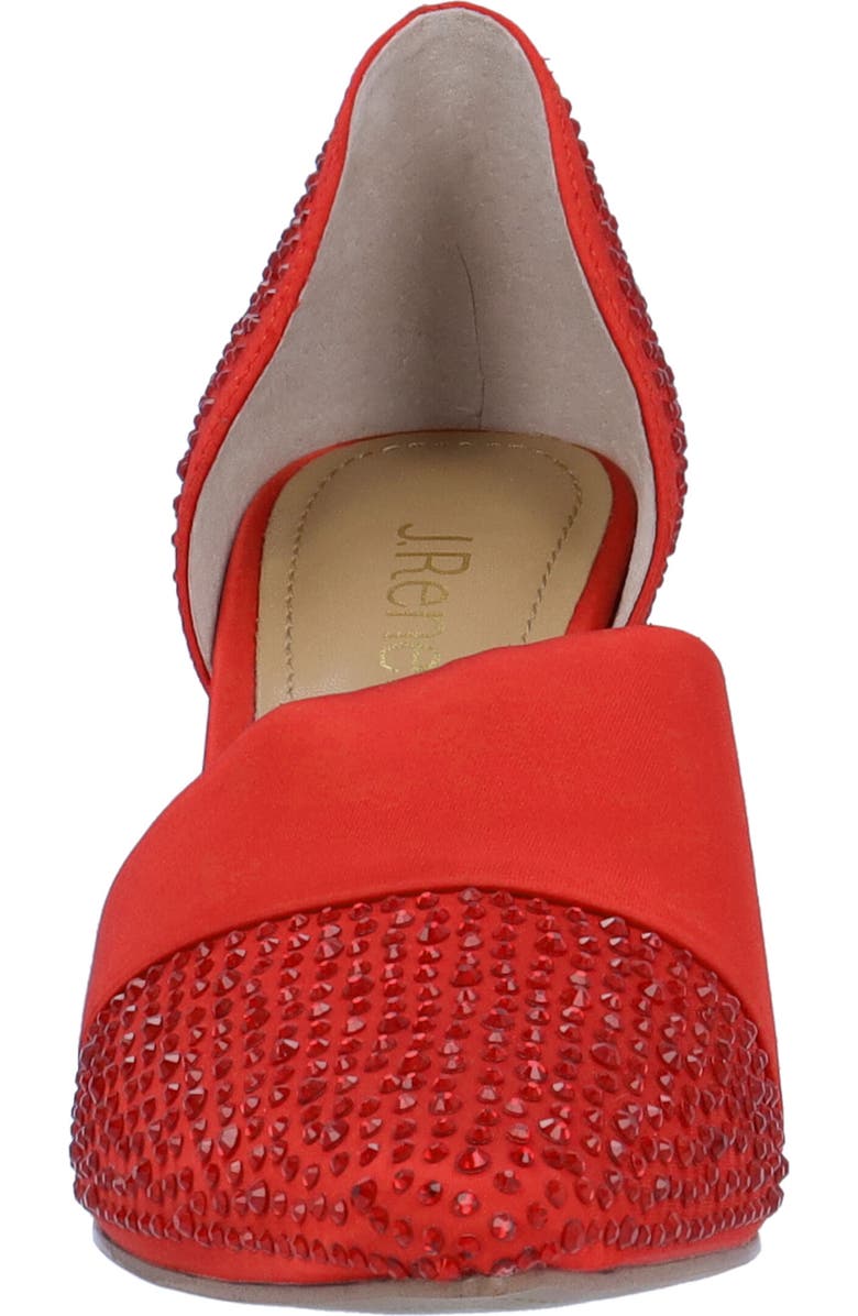 J. Reneé Kaleena d'Orsay Pointed Toe Pump, Alternate, color, Red