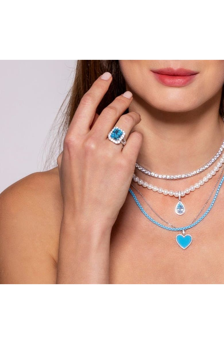 Anna Zuckerman Serenity Aquamarine Cocktail Ring, Alternate, color, Aquamarine Crystalline