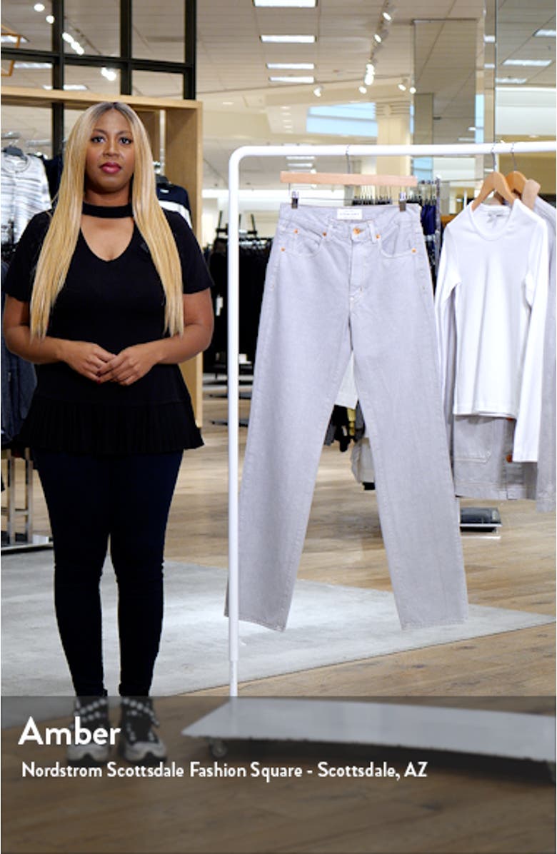 Sophie High Waist Relaxed Straight Leg Jeans, sales video thumbnail