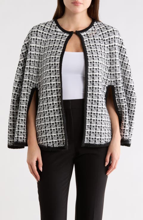 Shine Tweed Cape