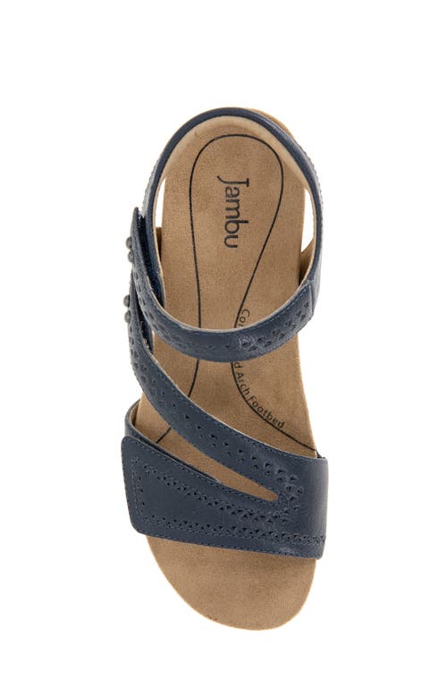 Jambu Makayla Casual Flat Sandal In Navy