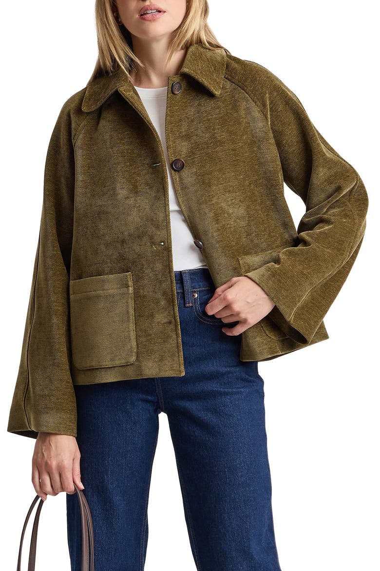 Swing Jacket, Main, color, BRIGHT OLIVE