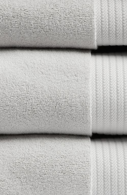 Nordstrom 6-piece Luxury Bath Towel, Hand Towel & Washcloth Set $166 Value In Grey Vapor