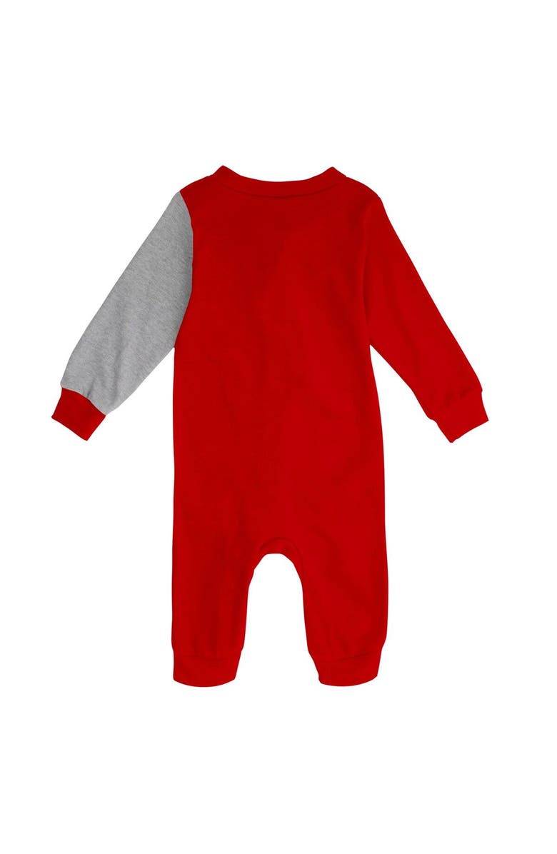 Outerstuff Infant Red/Heather Gray Cincinnati Reds Halftime Sleeper, Alternate, color, Red