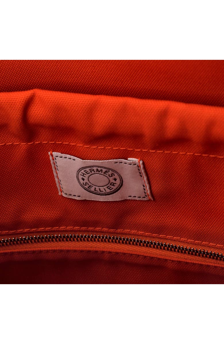 Pre-Owned Hermes Sac De Pansage Groom Handbag Canvas, Alternate, color, Bleu Nuit