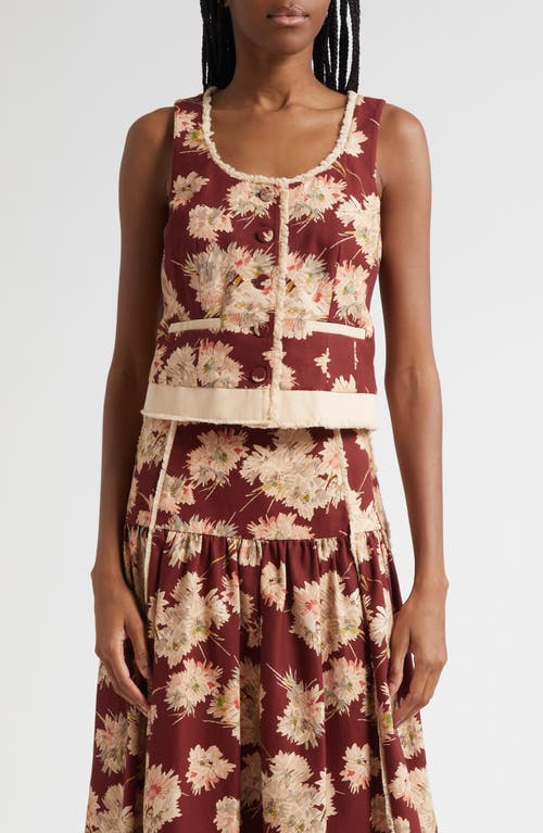 Cinq À Sept Cinq A Sept Mae Bouquet Rowena Top In Multi